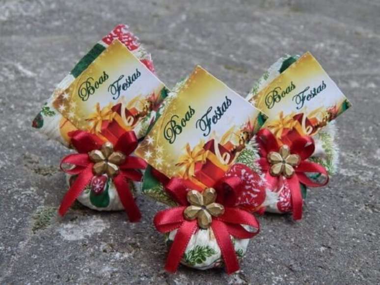 60- Sachê perfumado para lembrancinha de natal. Fonte: Pinterest