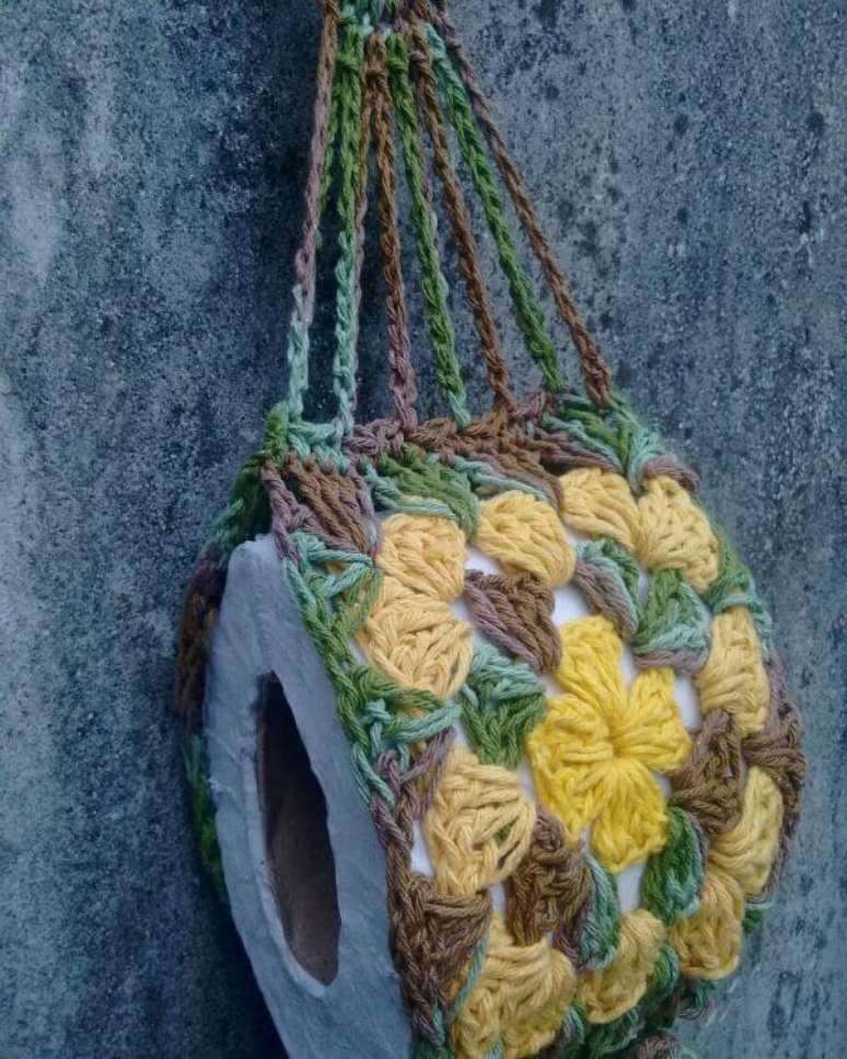 63. Escolha o melhor modelo de porta papel higi&ecirc;nico de croch&ecirc; para seu banheiro &ndash; Por: Tua Casa