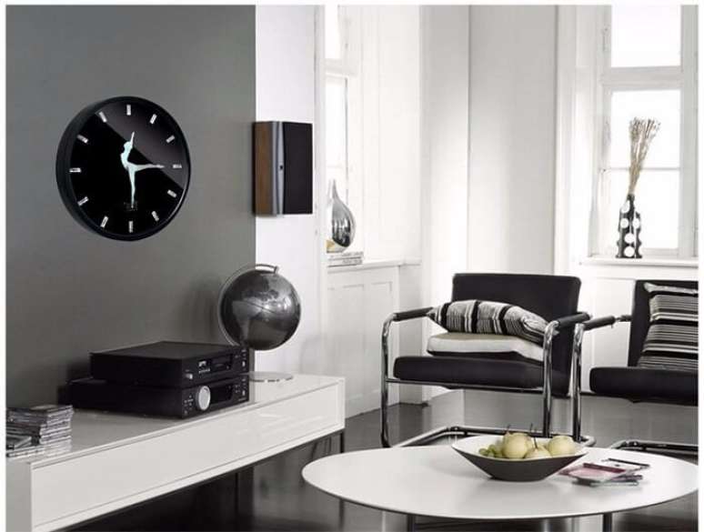 88. Rel&oacute;gio de parede com design delicado. Fonte: Pinterest