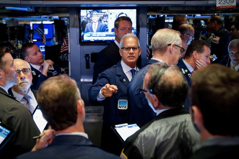 Operadores na Bolsa de Valores de Nova York 
18/09/2019
REUTERS/Brendan McDermid