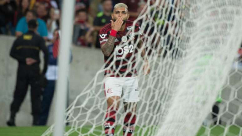 Gabigol foi o autor do primeiro gol da partida (Foto: Alexandre Vidal/Flamengo)