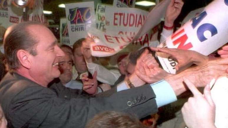 Jacques Chirac derrotou Lionel Jospin nas eleições presidenciais de 1995