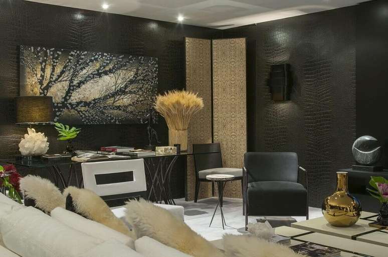 13. Sabendo ter equil&iacute;brio ao utilizar cores de casas at&eacute; o preto fica perfeito.