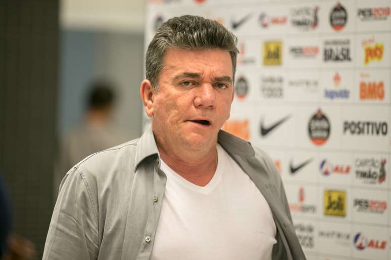 O presidente do Corinthians, Andrés Sanchez