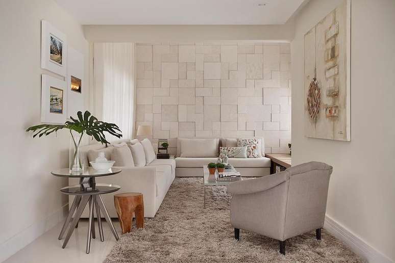 37. O tapete medusa combina mais com tons pasteis. Projeto de C&eacute;sar Valenccia