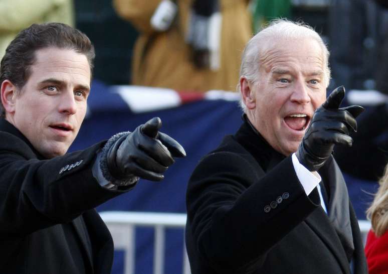 Ex-vice-presidente dos EUA, Joe Biden, e seu filho Hunter
20/01/2009
REUTERS/Carlos Barria