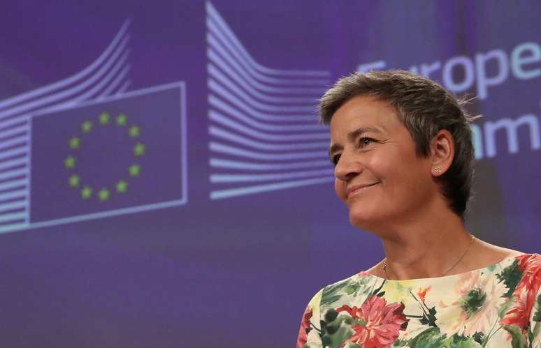 Futura vice-presidente da Comissão Europeia, Margrethe Vestager, em Bruxelas 
18/07/2019
REUTERS/Yves Herman