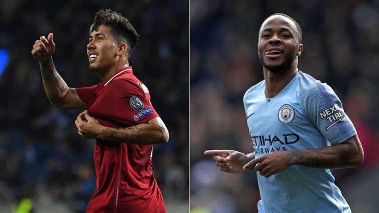 Firmino e Sterling tem se destacado neste início de Campeonato Inglês (Montagem)