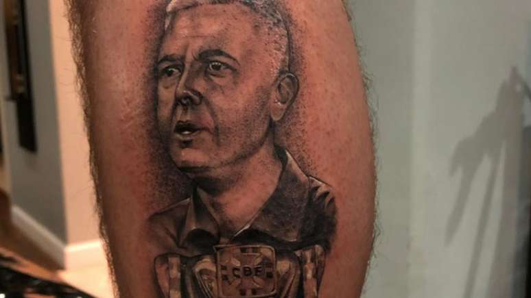 Vitor Zuffo é torcedor fanático do Athletico-PR e fez sua primeira tatuagem (Reprodução)