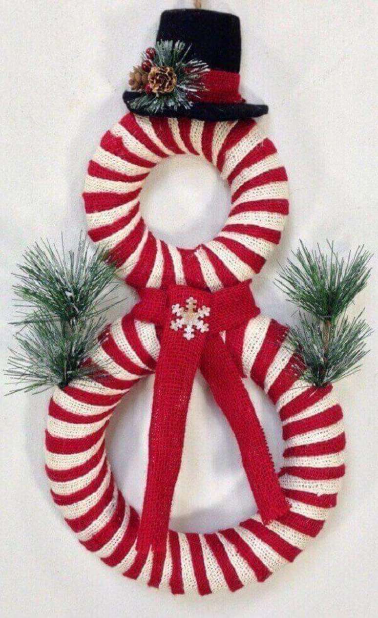 41. Guirlanda de Natal criativa. Fonte: Pinterest