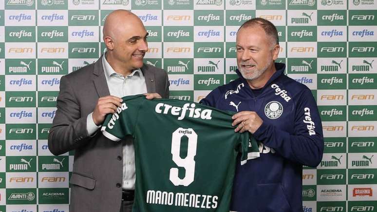 Galiotte comemora 'opção técnica' por Mano Menezes no lugar de Felipão no clube (Agência Palmeiras/Divulgação)