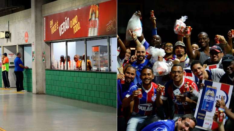 Bares vazios e cerveja por R$ 1 fora do da Fonte Nova: Boicote deu certo (Foto: Divulgação)