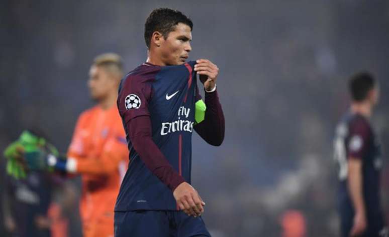 Thiago Silva participou de coletiva nesta segunda-feira (Foto: Franck Fife / AFP)