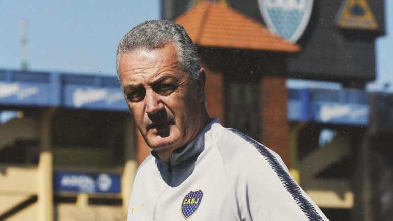 Gustavo Alfaro, técnico do Boca Juniors, não confirmou o time para o clássico contra o River (Foto: Divulgação/Conmebol)