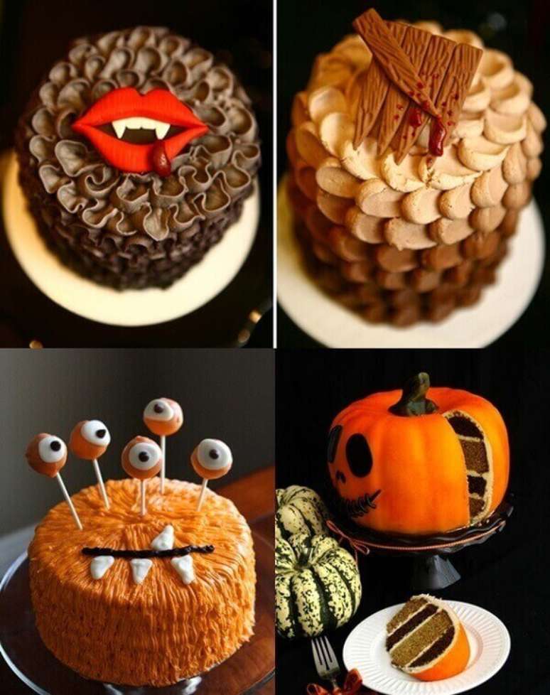 59. Modelos de bolo de Halloween criativos para se inspirar. Fonte: Projeto Mestre Cuca