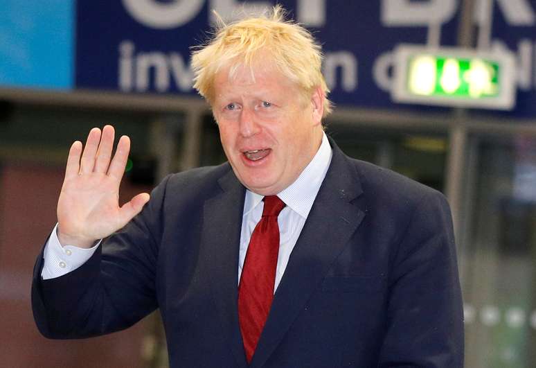 Premiê britânico, Boris Johnson, durante conferência anual do Partido Conservador em Manchester
01/10/2019
REUTERS/Phil Noble