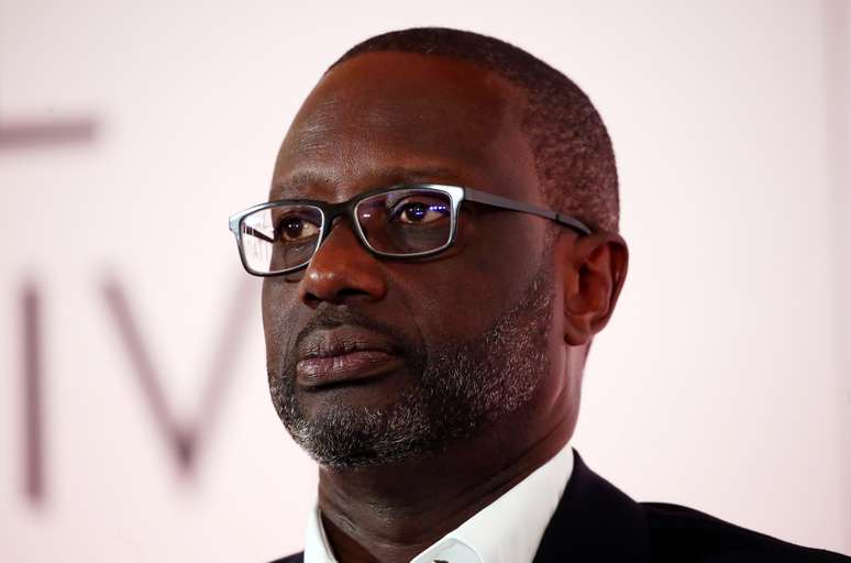 Presidente-executivo do banco Credit Suisse, Tidjane Thiam. 2/9/2019. REUTERS/Denis Balibouse