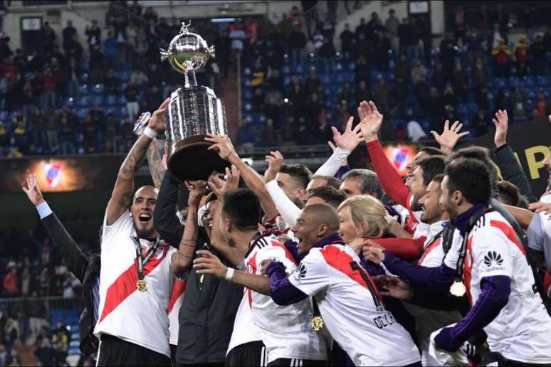 River Plate levou a melhor sobre o rival na final em Madri, no ano passado (AFP)