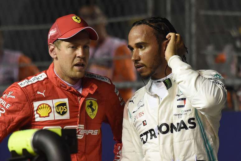 Hamilton “preocupado” com Sebastian Vettel