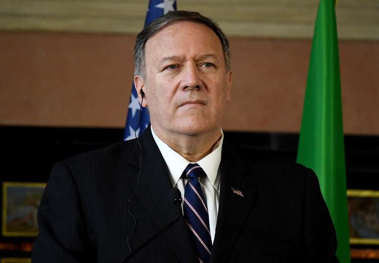 Secret&aacute;rio de Estado dos EUA, Mike Pompeo
02/10/2019
REUTERS/Alberto Lingria