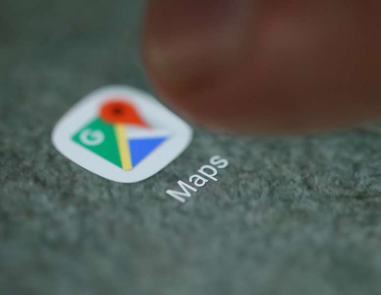 Logotipo do Google Maps aparece num smartphone. 15/9/2017. REUTERS/Dado Ruvic