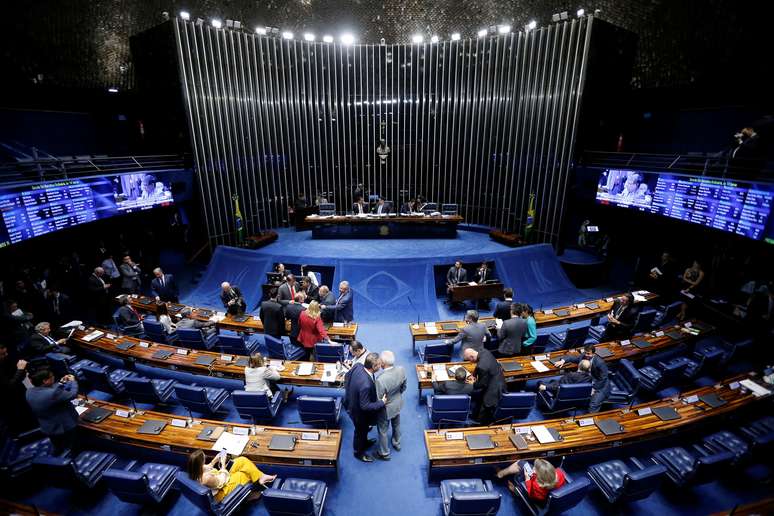 Plenário do Senado durante votação da reforma da Previdência
01/10/2019
REUTERS/Adriano Machado