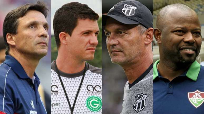 (Fotos: Divulgação/Fábio Lima; Rosiron Rodrigues/Goiás; Divulgação/Ceará; Mailson Santana/Fluminense)