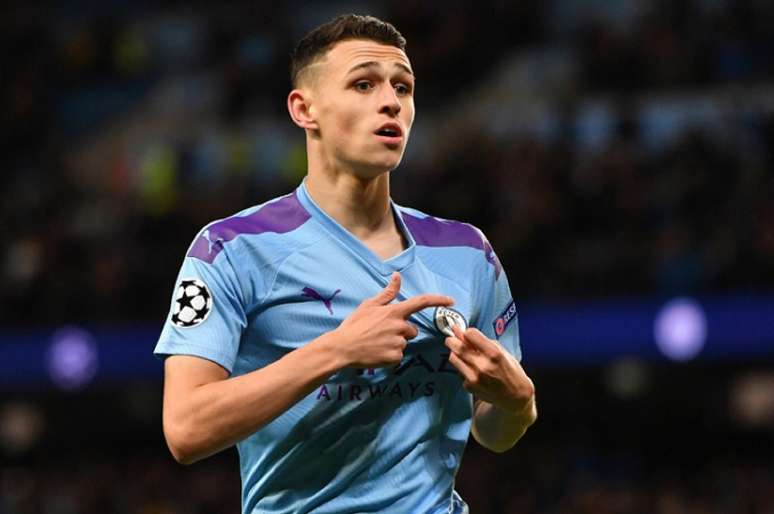 Phil Foden é um dos jovens promissores do City (Foto: AFP)