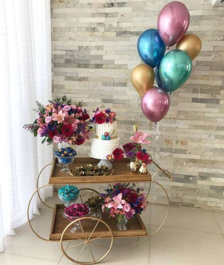 Festa de 18 anos: +70 Ideias e Temas para Organizar seu Aniversário   Decoração do bolo de aniversário, Bolo lindo de aniversário, Fotos de bolos