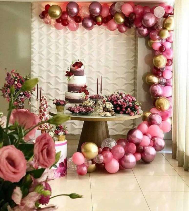 9. Tenha uma decoração linda para sua festa de 18 anos – Por: Pinterest