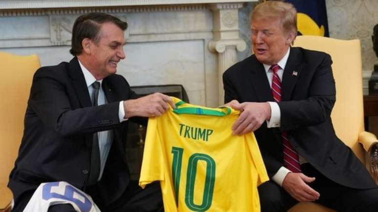 Bolsonaro tem se declarado um admirador de Trump