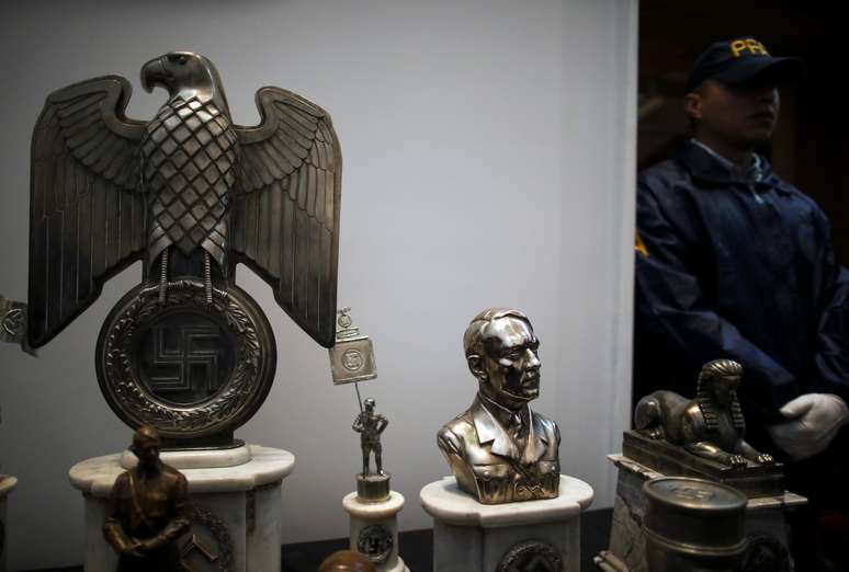 Objetos nazistas que estar&atilde;o no Museu do Holocausto argentino, em Buenos Aires
02/20/2019
REUTERS/Agustin Marcarian