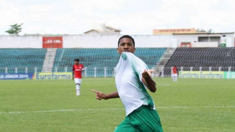 Atacante marcou quatro gols contra o Internacional na Copinha deste ano (Foto: Guarani FC/Divulgação)