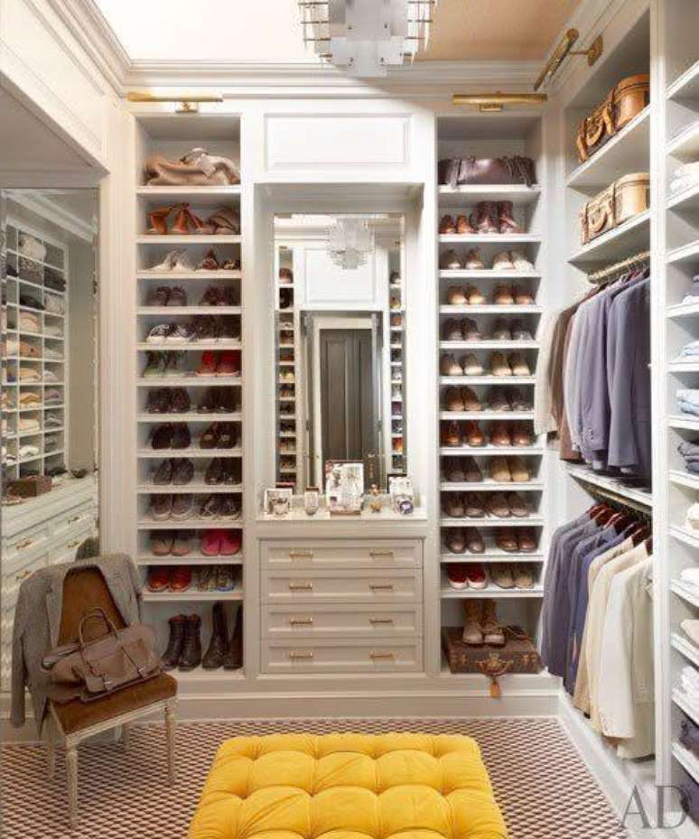 20. Mantenha os sapatos organizados no seu closet feminino – Por: Asset Project
