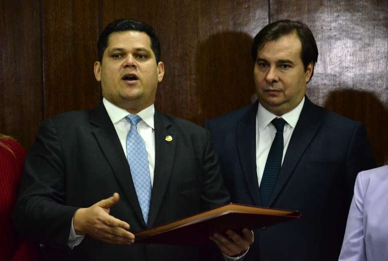 Davi Alcolumbre e Rodrigo Maia.