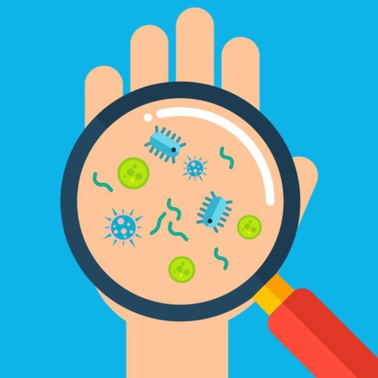 O gel n&atilde;o mata todos os germes e micr&oacute;bios