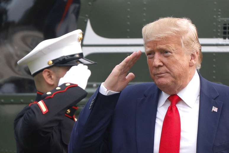 Presidente dos EUA, Donald Trump, chega à Casa Branca
03/10/2019
REUTERS/Tom Brenner