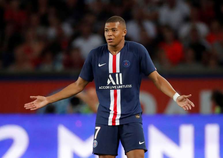 Atacante Kylian Mbappé 
25/08/2019
REUTERS/Charles Platiau