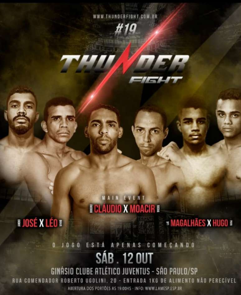 Thunder Fight terá uma atração especial que será uma superluta de Kickboxing (Foto: Divulgação)