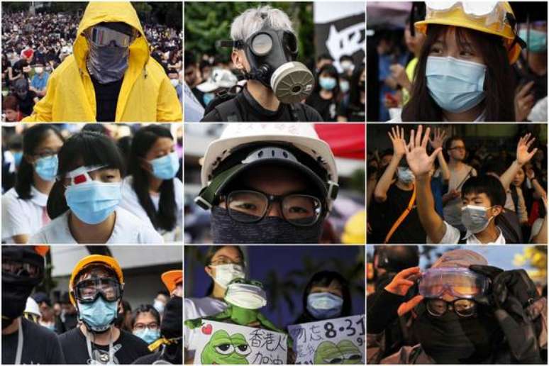 Hong Kong proíbe uso de máscaras em manifestações