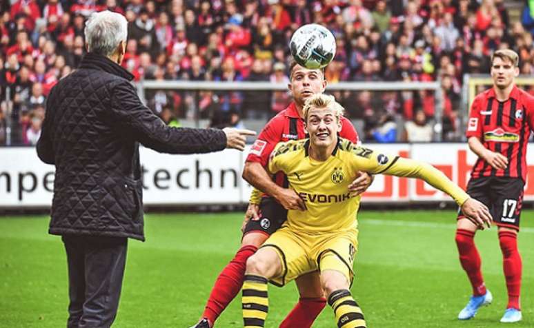 Borussia Dortmund e Freiburg ficaram no empate neste sábado (Divulgação)