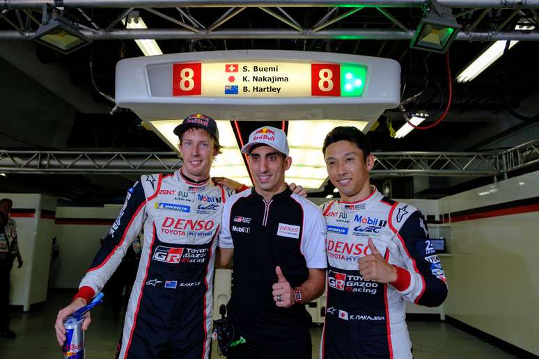 Nakajima e Hartley lideram dobradinha da Toyota para as 6 Horas de Fuji
