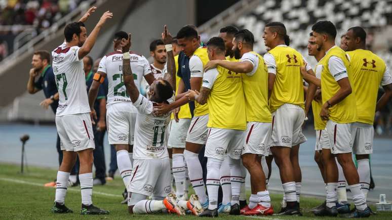 Fluminense bateu o rival Botafogo em pleno Engenhão (Foto: Lucas Merçon/Fluminense)