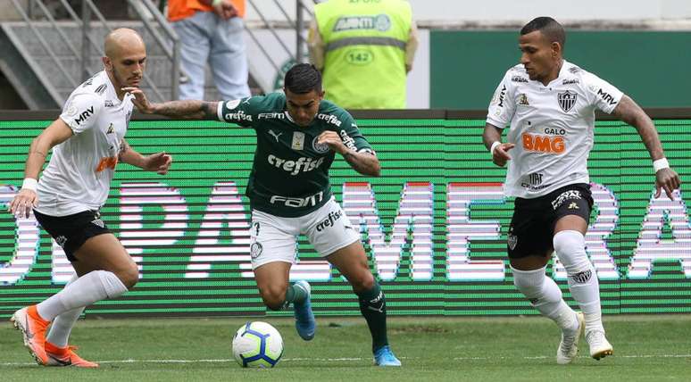 Dudu marcou o gol do Palmeiras (Foto: Divulgação/SEP)