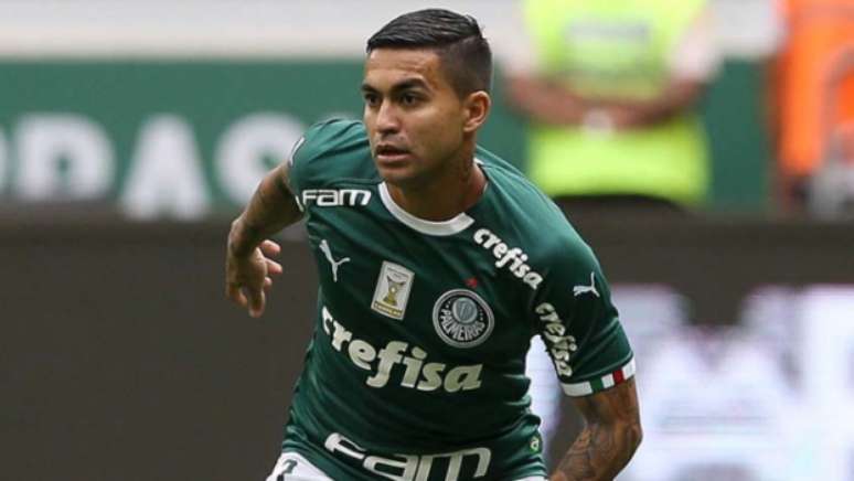 Dudu marcou um belo gol no empate deste domingo no Allianz Parque. (Divulgação Palmeiras)