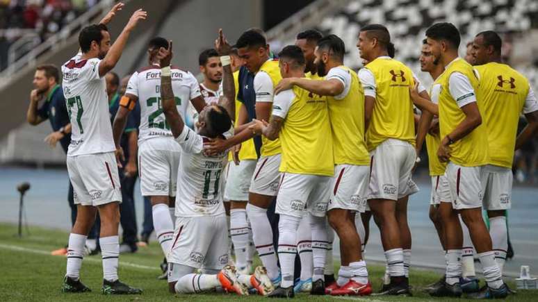 Tricolor jogou bem, aguentou a pressão do Botafogo e foi o vitorioso (Foto: Lucas Merçon/Fluminense)