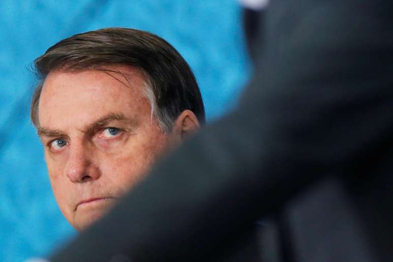 Bolsonaro, durante evento no Planalto 3/10/2019 REUTERS/Adriano Machado