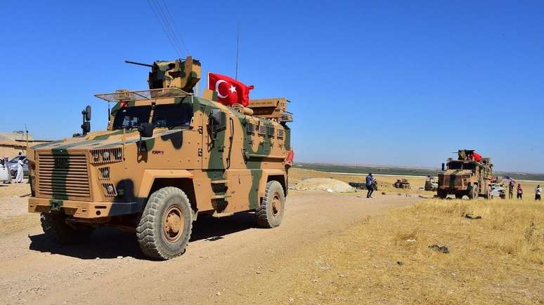Tropas turcas têm atuado com americanos no norte da Síria