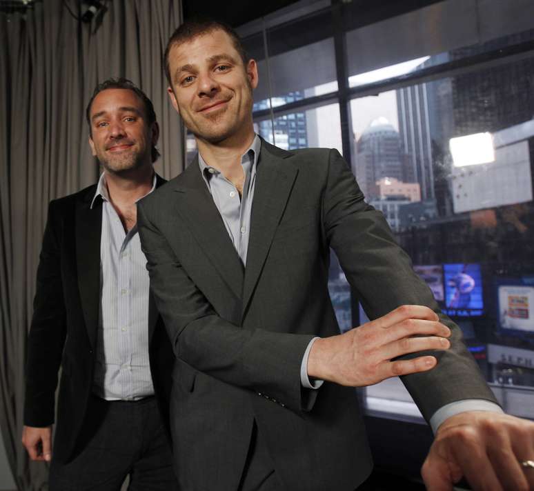 Criadores de "South Park" Matt Stone e Trey Parker
18/03/2011
REUTERS/Jessica Rinaldi