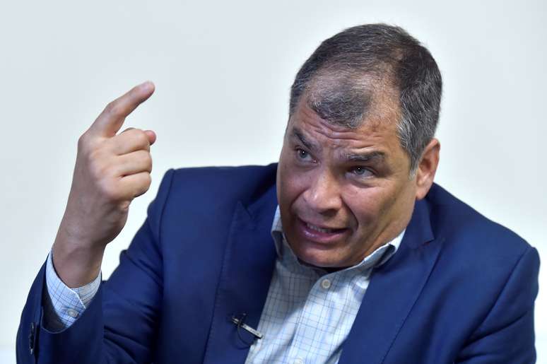 Ex-presidente do Equador Rafael Correa
11/04/2019
REUTERS/Eric Vidal